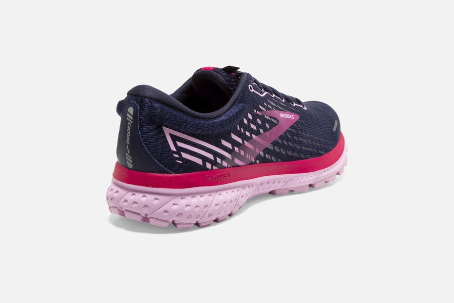 Brooks Running Shoes Womens Navy/Red - Ghost 13 Road - 5743-CEGST